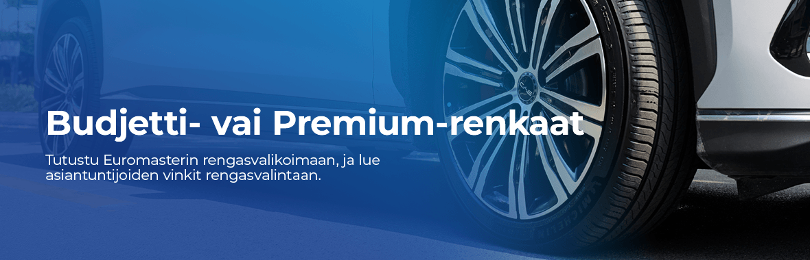 Budjettirenkaat vai premiumrenkaat autoon