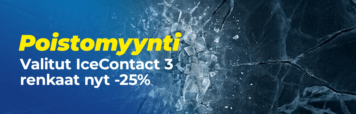 Valitut Continental renkaat -25% 