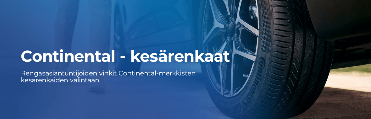 Continental kesärenkaat