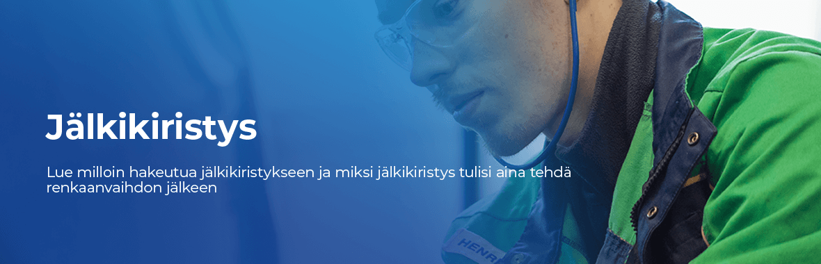 Renkaiden jälkikiristys