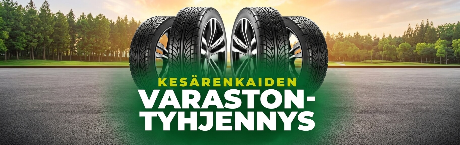 Kesärenkaiden varastontyhjennys