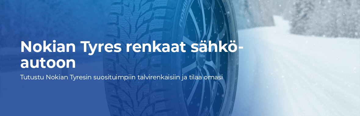 Nokian Tyres talvirenkaat sähköautoon