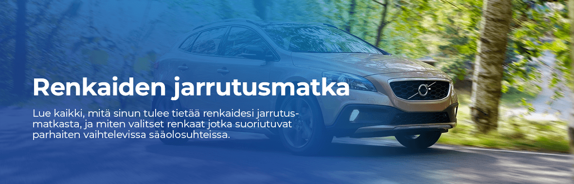 Renkaiden jarrutusmatka