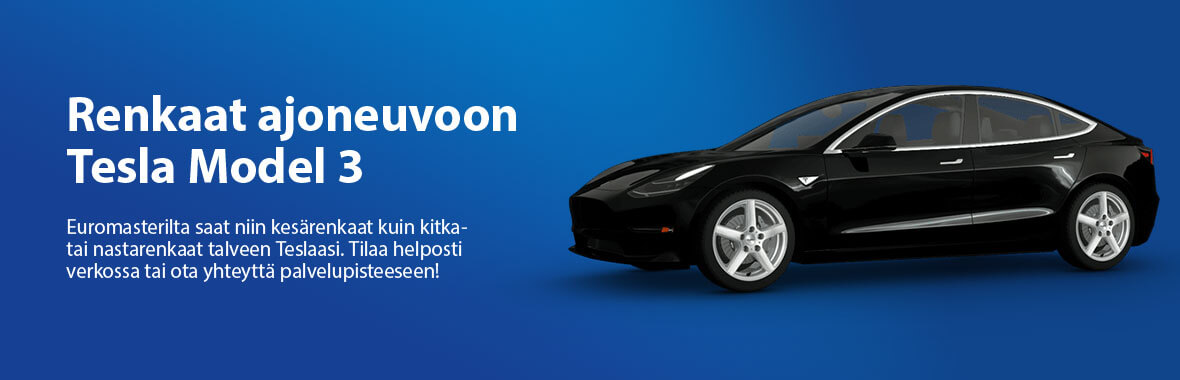 Tesla Model 3 renkaat
