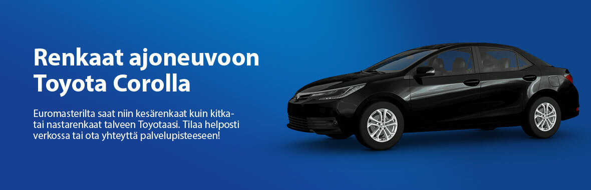 Toyota Corolla renkaat