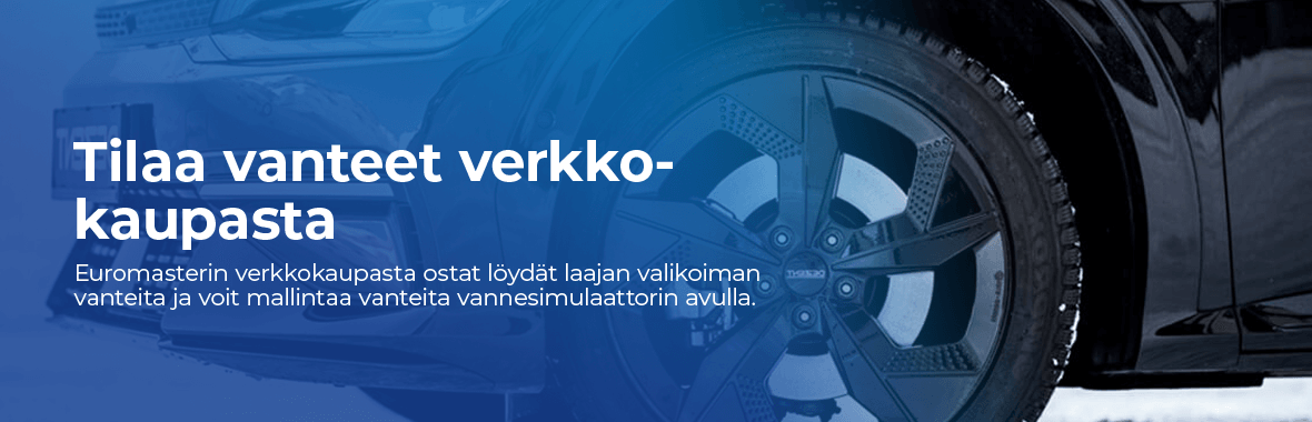 Tilaa vanteet verkosta!