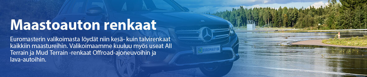 Maastoauton SUV renkaat