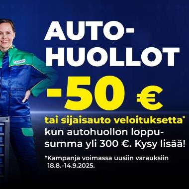 Autohuollon syyskampanja