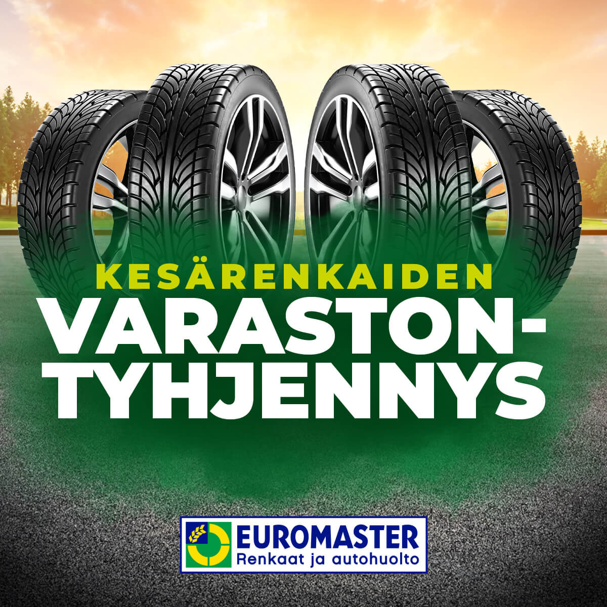Kesärenkaiden varastontyhjennys