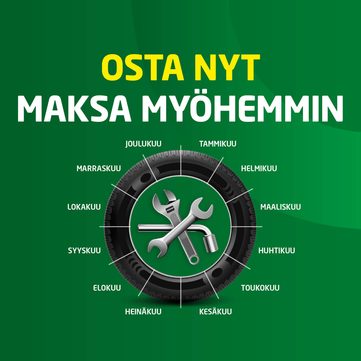 Euromaster Tili ja Euromaster Lasku - osta renkaat kätevästi osamaksulla
