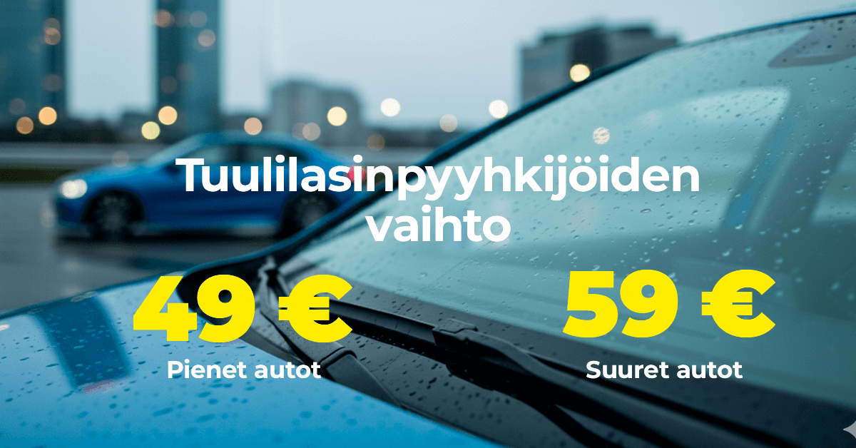 Tuulilasinpyyhkijöiden vaihto
