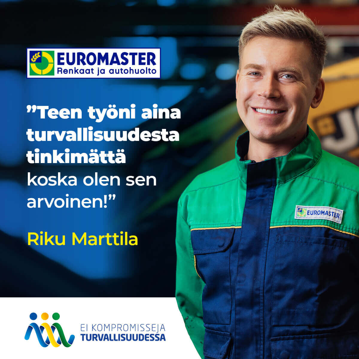 Turvallisuus Euromasterilla