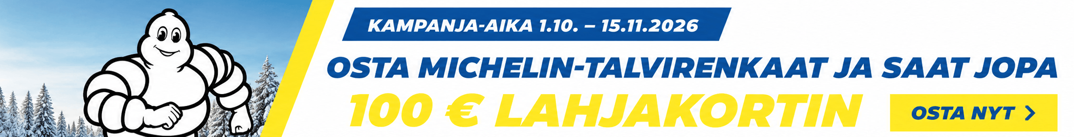 Michelin Lahjakorttikampanja